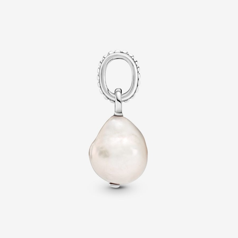 Pandora Treated Freshwater Cultured Baroque Pearl Pendant Sterling Silver | 45970-XWOP