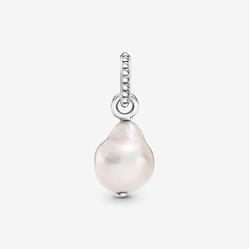 Pandora Treated Freshwater Cultured Baroque Pearl Pendant Sterling Silver | 45970-XWOP