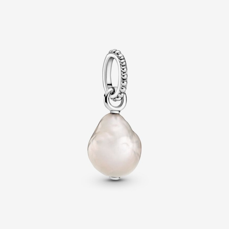 Pandora Treated Freshwater Cultured Baroque Pearl Pendant Sterling Silver | 45970-XWOP