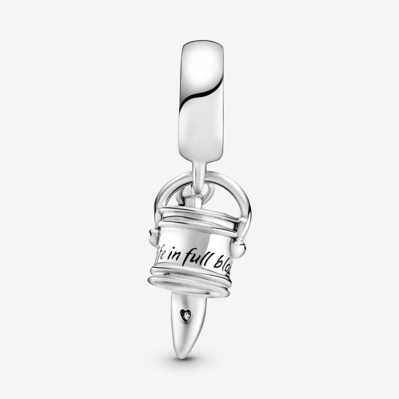 Pandora Watering Can & Trowel Dangle Charm Sterling Silver | 62951-XKJW